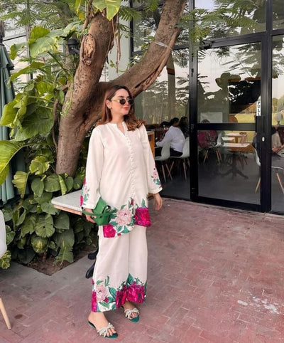 SILK CORD STYLE TWO PCS SUIT