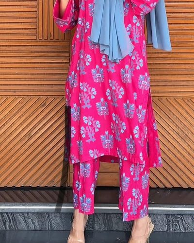 NEW PRINTED DESIGN SHIRT & TROUSER (TWO PIECE SUITS)